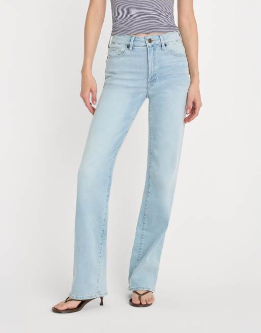 Good American - Good True Straight - Rechte jeans van soft-tech denim in lichtblauwe wassing, 2 van 4