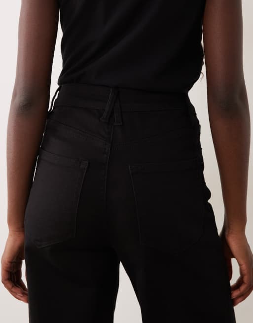 Good American - Good Waist Never Fade - Jeans neri a palazzo, 2 di 5