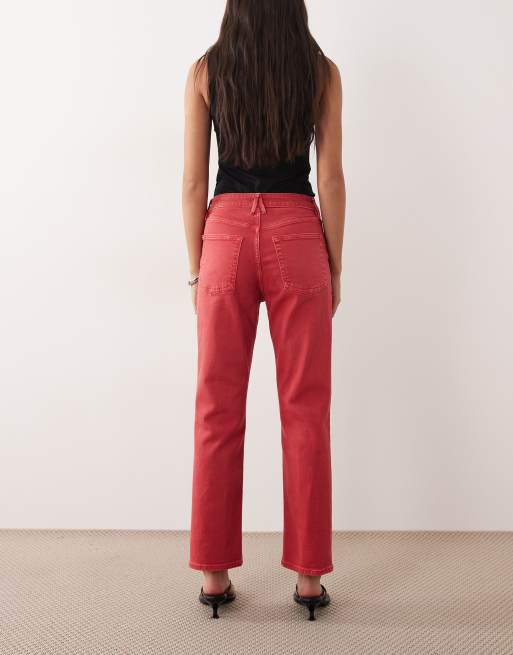 Good American - Icon - Jean longueur cheville - Rouge cerise, 2 de 5
