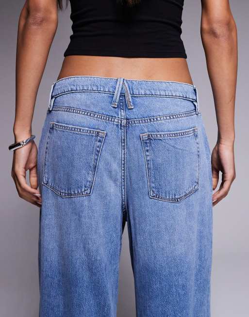 Good American - Indigoblå lette standard-jeans, 4 af 5