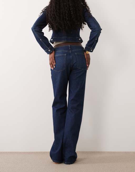Good American - Jean bootcut à taille basse invisible - Indigo, 3 de 5
