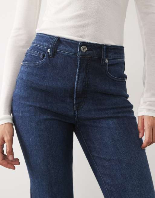 Good American jean bootcut taille haute classique délavage bleu foncé, 5 de 5