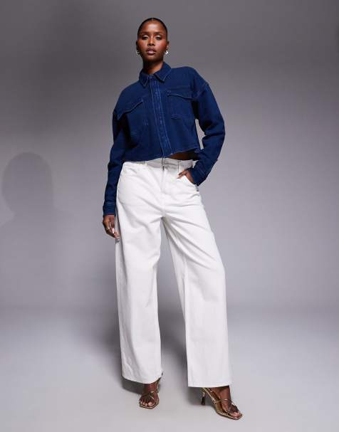 Good American jeanius set in dark blue wash - view 1