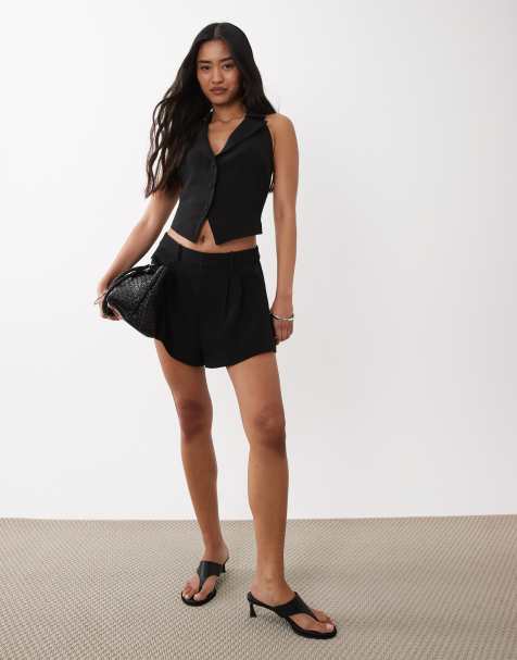 Good American luxe suiting co-ord in black - view 1