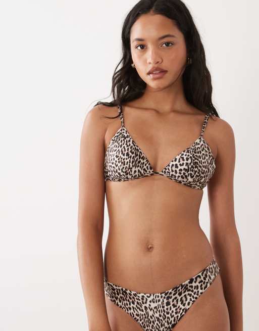 Good American - Perfect Fit - Satijnen bikini met luipaardprint, 2 van 3