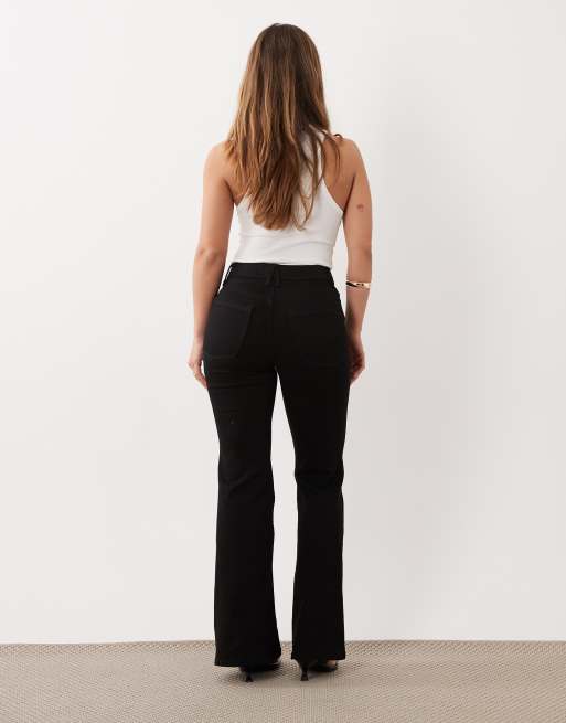 Good American Petite - Good - Jeans a zampa neri, 3 di 5