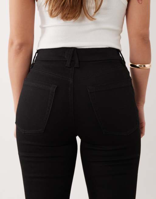 Good American Petite - Good - Jeans a zampa neri, 5 di 5