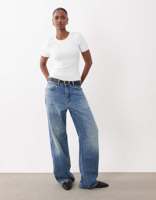Good American sculpting tee bodysuit in white, 2 of 4