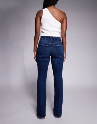 Good American Soft Tech Good Classic Bootcut Jeans In Blue