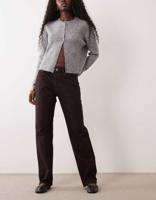 Good American straight leg jean in vintage espresso