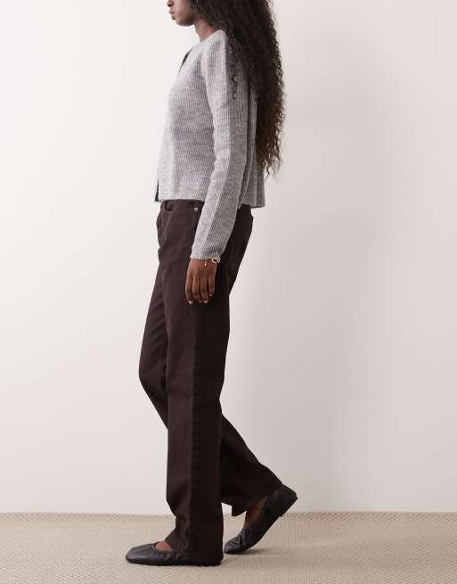 Good American straight leg jean in vintage espresso, 2 of 5
