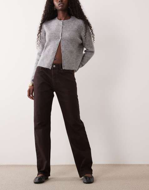Good American straight leg jeans in vintage espresso - view 1