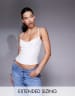 Good American good standard straight jeans in pearl