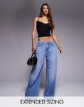 [Good American] Good American weightless good standard ease jeans in indigo-Blue 34 Indigo 961