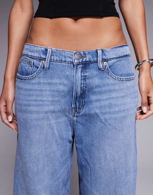 Good American weightless good standard ease jeans in mid wash , 3 of 5