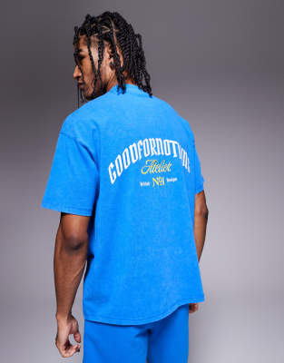 Good For Nothing Back Print Logo T-shirt