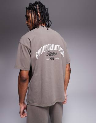 Good For Nothing Back Print Logo T-shirt
