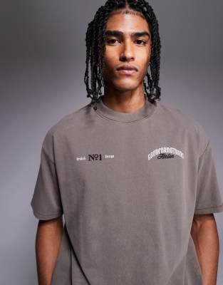 Good For Nothing Back Print Logo T-shirt
