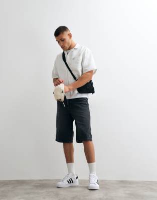 Good For Nothing Baggy Denim Jorts In Brown