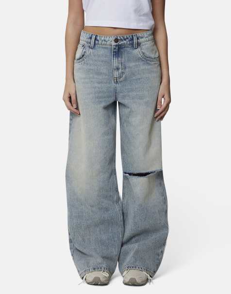 Good For Nothing Baggy fit ripped denim jean in blue - view 1
