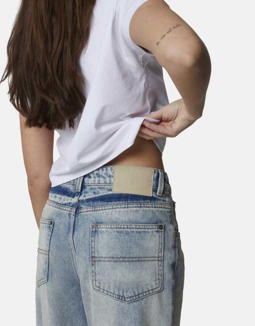 Good For Nothing Baggy fit ripped denim jean in blue, 4 of 4
