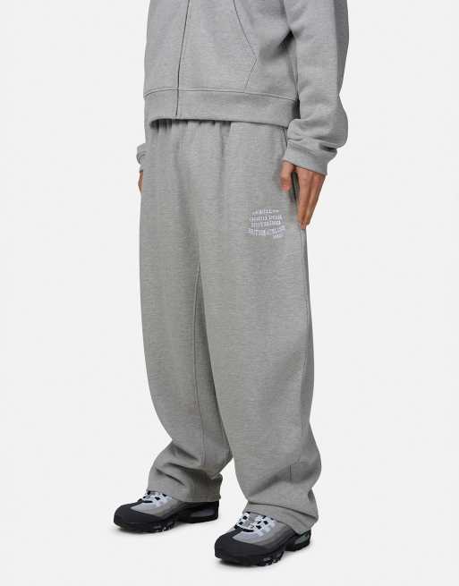Good For Nothing - Baggy joggingbroek met geborduurd logo in grijs, 4 van 4
