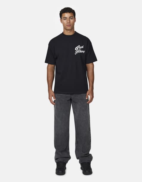 Good For Nothing Baggy vintage wash denim jeans in grey - view 1