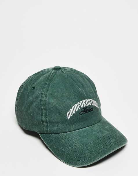 Good For Nothing baseball cap in washed green - view 1