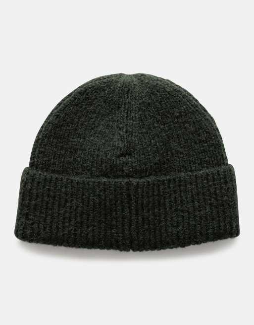 Good For Nothing Beanie hat in dark green, 3 of 3