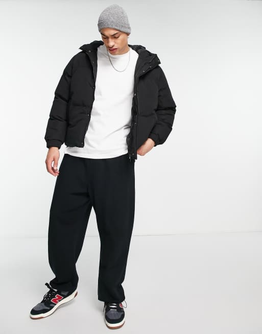 Boxy black discount puffer jacket