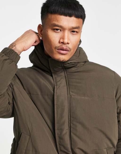 Boxy Hooded Puffer Jacket