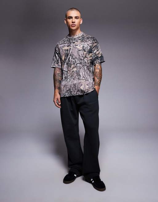 Good For Nothing Camo relaxed t-shirt in brown, 2 of 5
