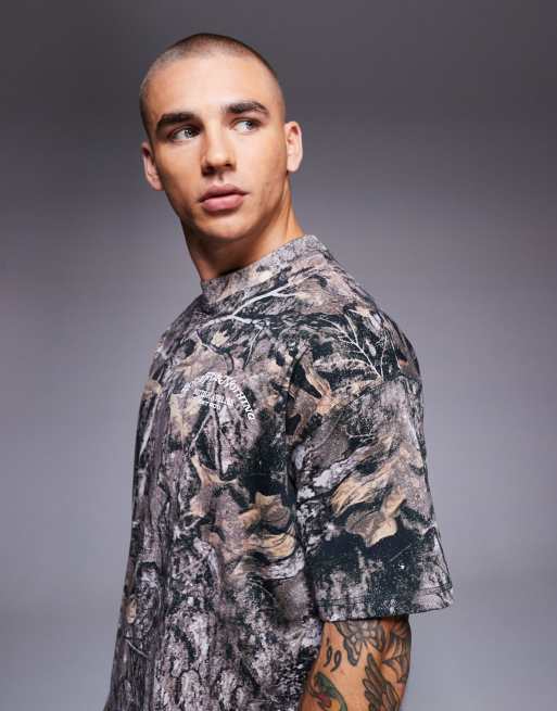 Good For Nothing Camo relaxed t-shirt in brown, 4 of 5