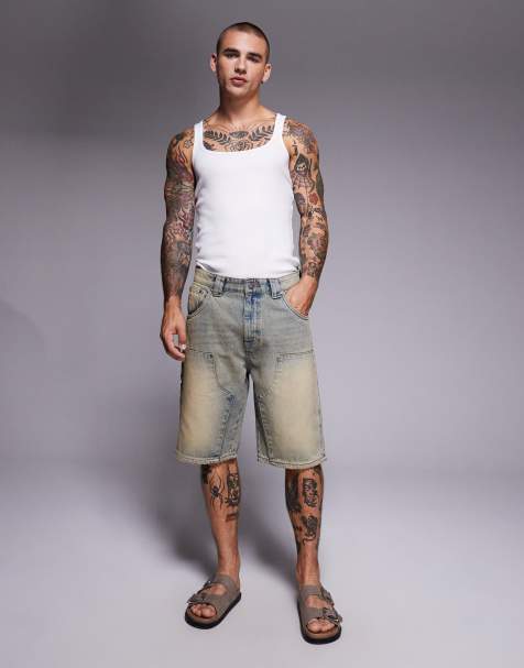 Good For Nothing Carpenter denim shorts in blue - view 1