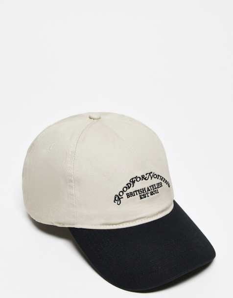 Good For Nothing - Casquette de baseball à visière noire - Blanc cassé - view 1