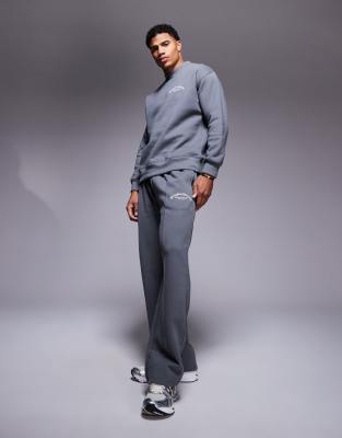 Good For Nothing Good For Nothing co-ord core vintage joggers in smoked grey