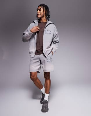 Good For Nothing Good For Nothing co-ord jersey shorts in grey