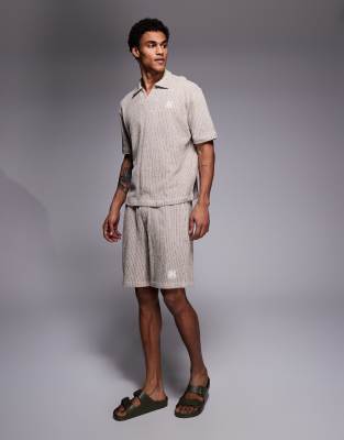 Good For Nothing Co-ord Knitted Shorts In Multi