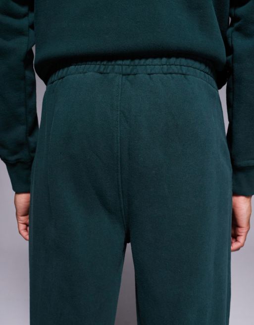 Good For Nothing co-ord straight leg joggers in forest green, 5 of 5
