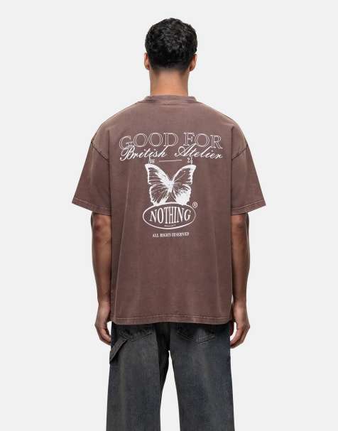 Good For Nothing collection t-shirt in rust 