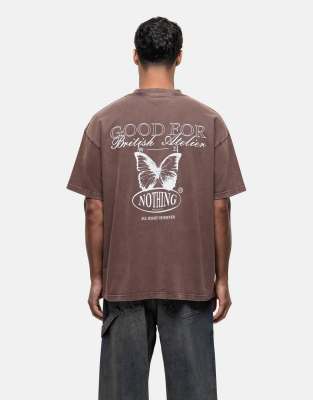 collection t-shirt in rust-Brown