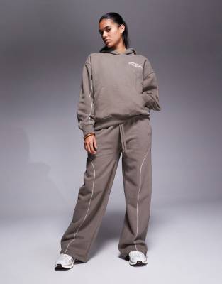 Good For Nothing Contrast stitch relaxed jogger in taupe-Neutral