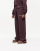 Good For Nothing Core wide fit trackies in burgundy