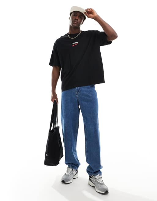 Good For Nothing – Czarny T-shirt oversize z nadrukiem na plecach, 4 z 4