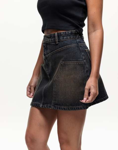 Good For Nothing - Denim timmermansrok in antieke blauwe wassing - view 1