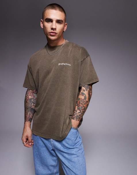 Good For Nothing essential t-shirt in beige 