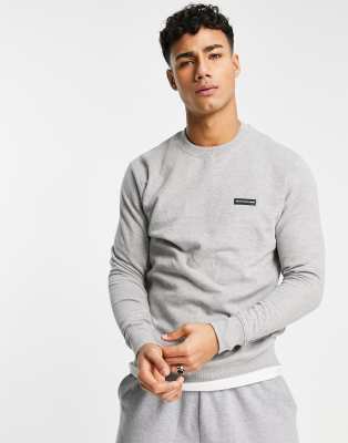 Good For Nothing essential sweatshirt in grey marl