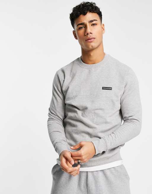Good For Nothing - Essentials - Sweatshirt in gemêleerd grijs