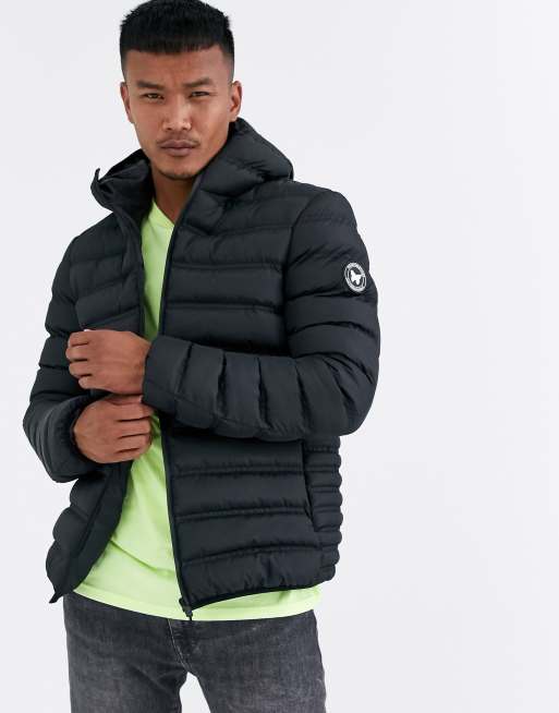 Good for nothing black cheap puffer jacket