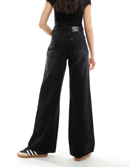 Jean large noir outlet
